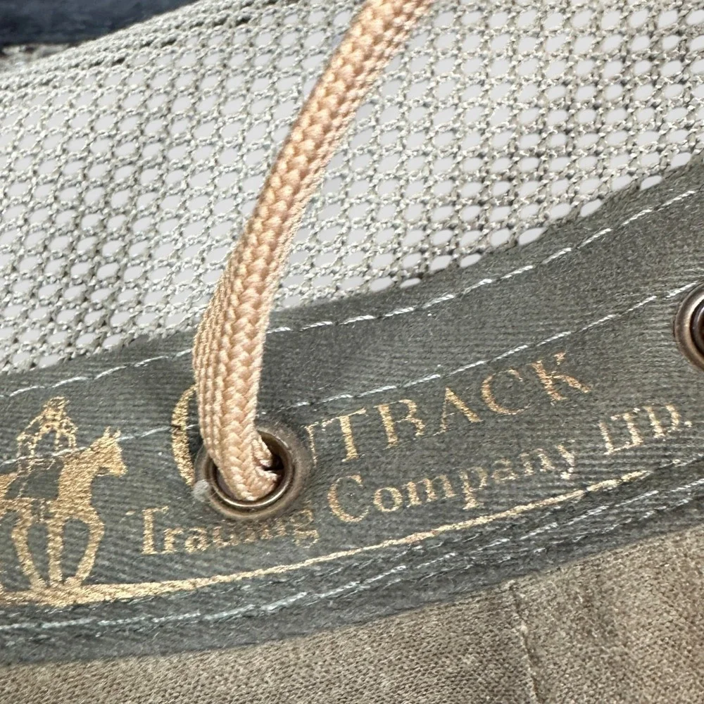 Outback Trading Co. Men's Oilskin Aussie Adventure‎ Cotton Hat Size S/M Olive